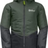 Jack Wolfskin Trios Jas Kinderen, Groen/grijs -Winter Mode Winkel jack wolfskin trios jacket kids thyme green 1