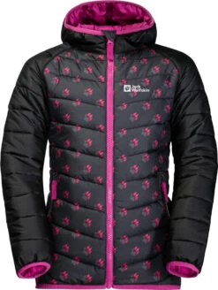 Jack Wolfskin Zenon Print Jas Kinderen, Grijs/roze