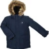 Kamik Aden Bontkraag Parka Meisjes, Blauw 2 Kamik Aden Bontkraag Parka Meisjes, Blauw -Winter Mode Winkel kamik aden fur collar parka boys navy 1