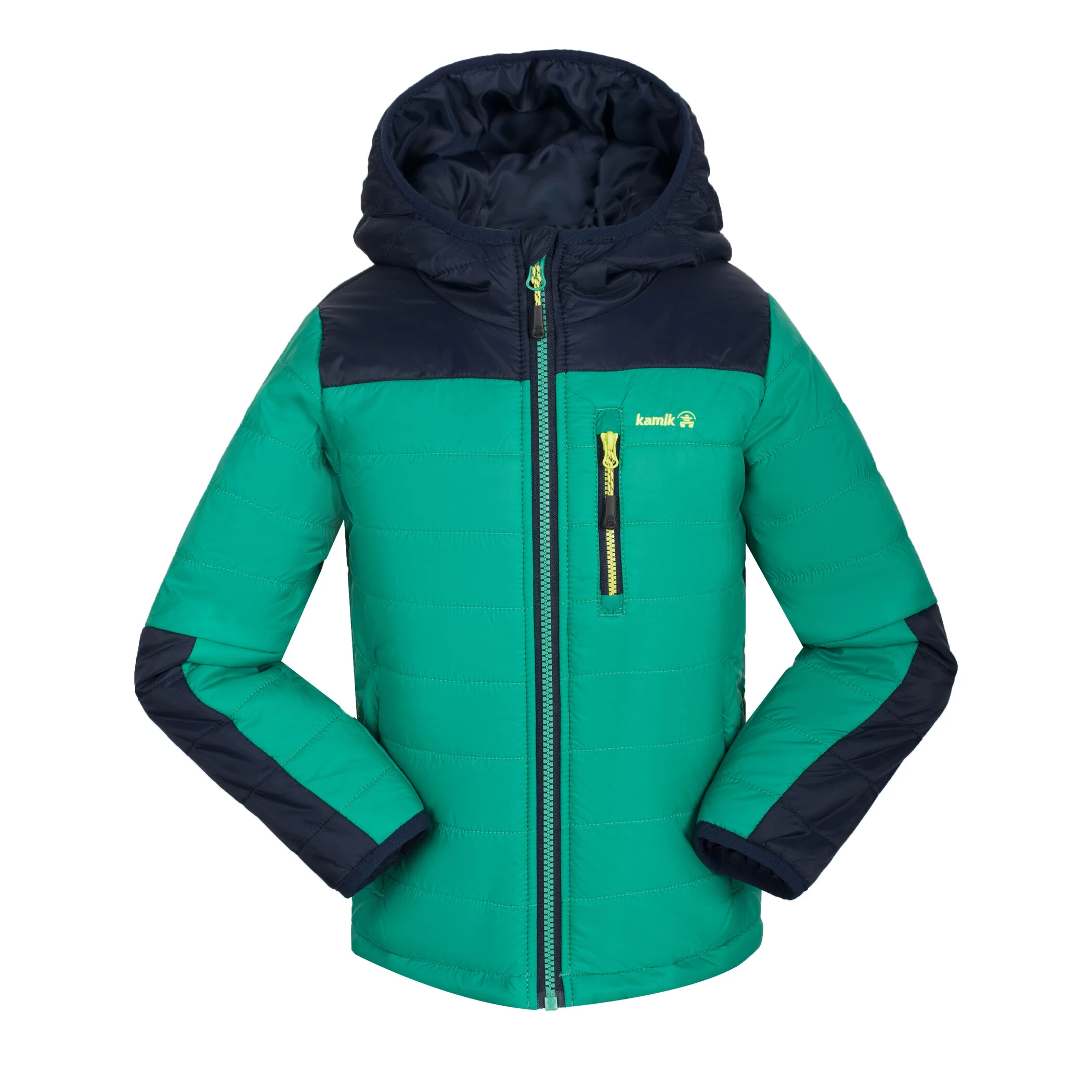 Kamik Canyon Jacket Boys, Groen/blauw 3 Kamik Canyon Jacket Boys, Groen/blauw
