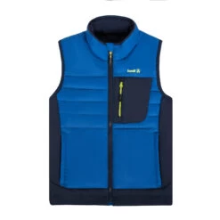 Kamik Hollis Hybrid Softshell Vest Boys, Blauw