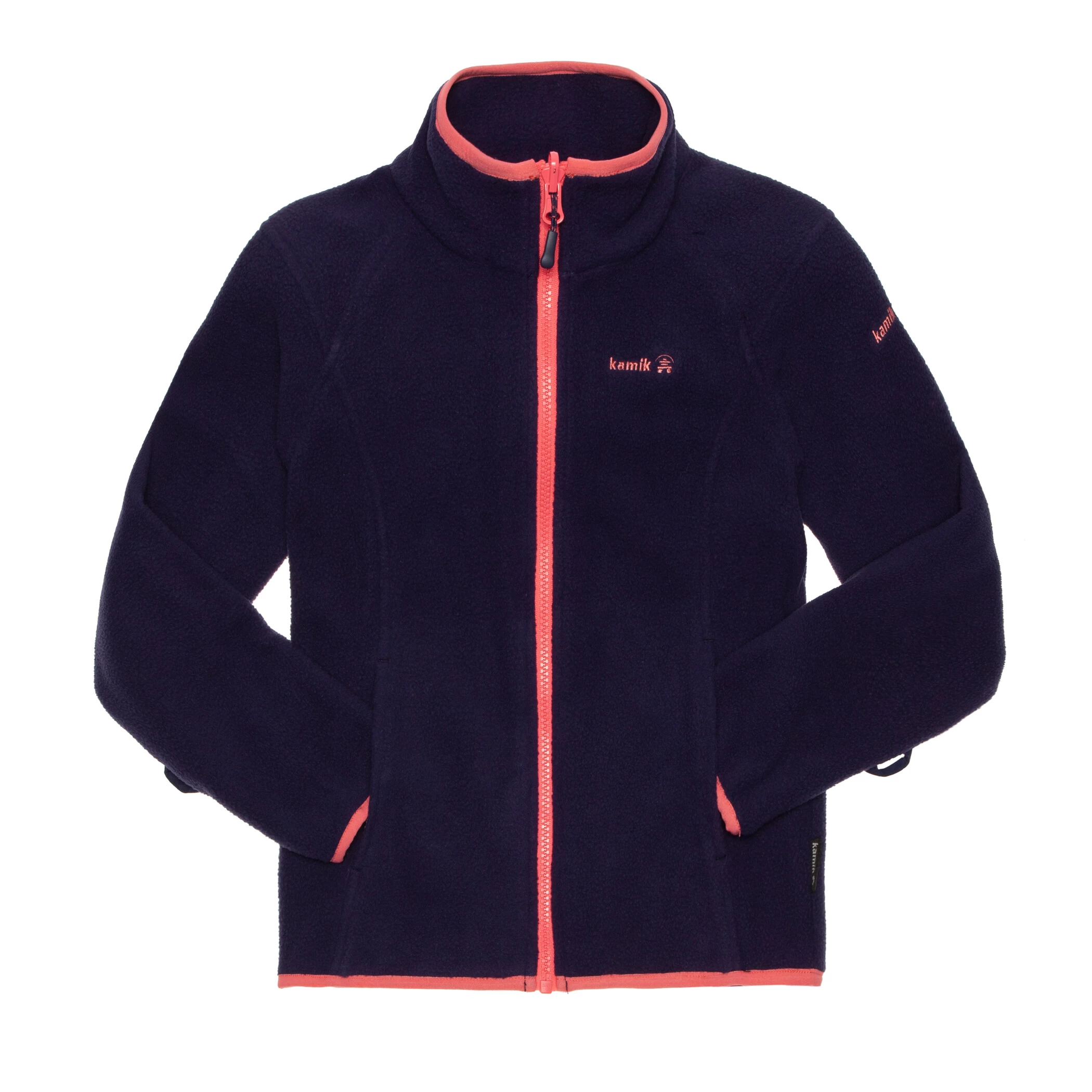 Kamik Linnea Polarfleece Jacket Girls, Blauw 3 Kamik Linnea Polarfleece Jacket Girls, Blauw