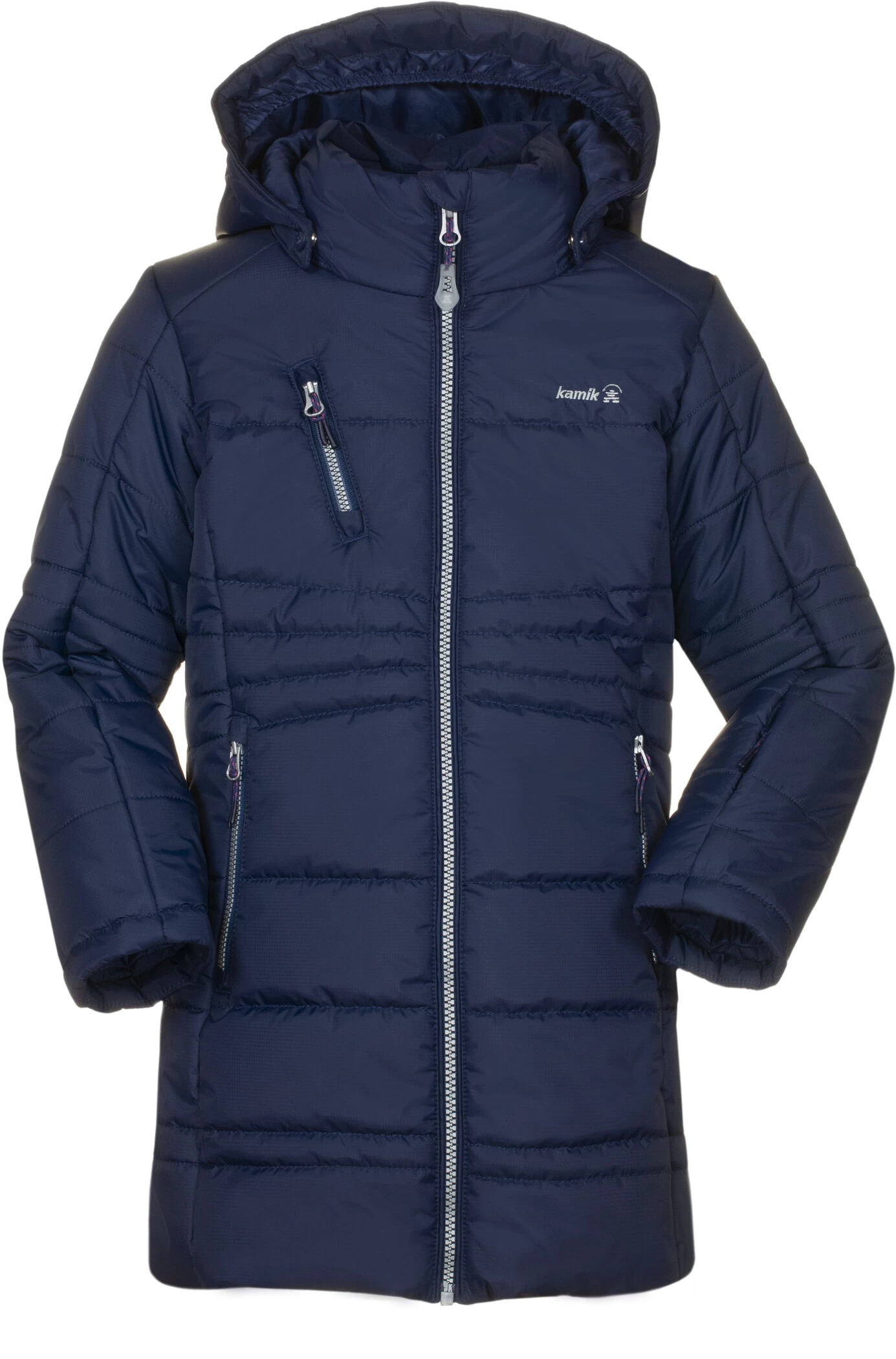 Kamik Lyla Puffer Jas Meisjes, Blauw 3 Kamik Lyla Puffer Jas Meisjes, Blauw