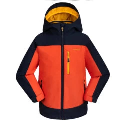 Kamik Malik Rain Jacket Boys, Oranje/blauw
