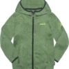Kamik River Gebreide Fleece Jas Jongens, Groen 1 Kamik River Gebreide Fleece Jas Jongens, Groen -Winter Mode Winkel kamik river knit fleece jacket kids vine vigne 1