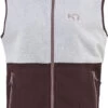 Kari Traa Ane Fleece Vest Dames, Grijs/rood -Winter Mode Winkel kari traa ane fleece vest women syrup 1