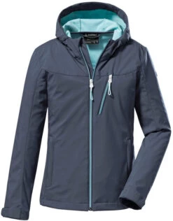 Killtec Kos 54 Sofshell Jas Meisjes, Blauw