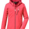 Killtec Kos 54 Sofshell Jas Meisjes, Rood -Winter Mode Winkel killtec kos 54 sofshell jacket girls coral 1