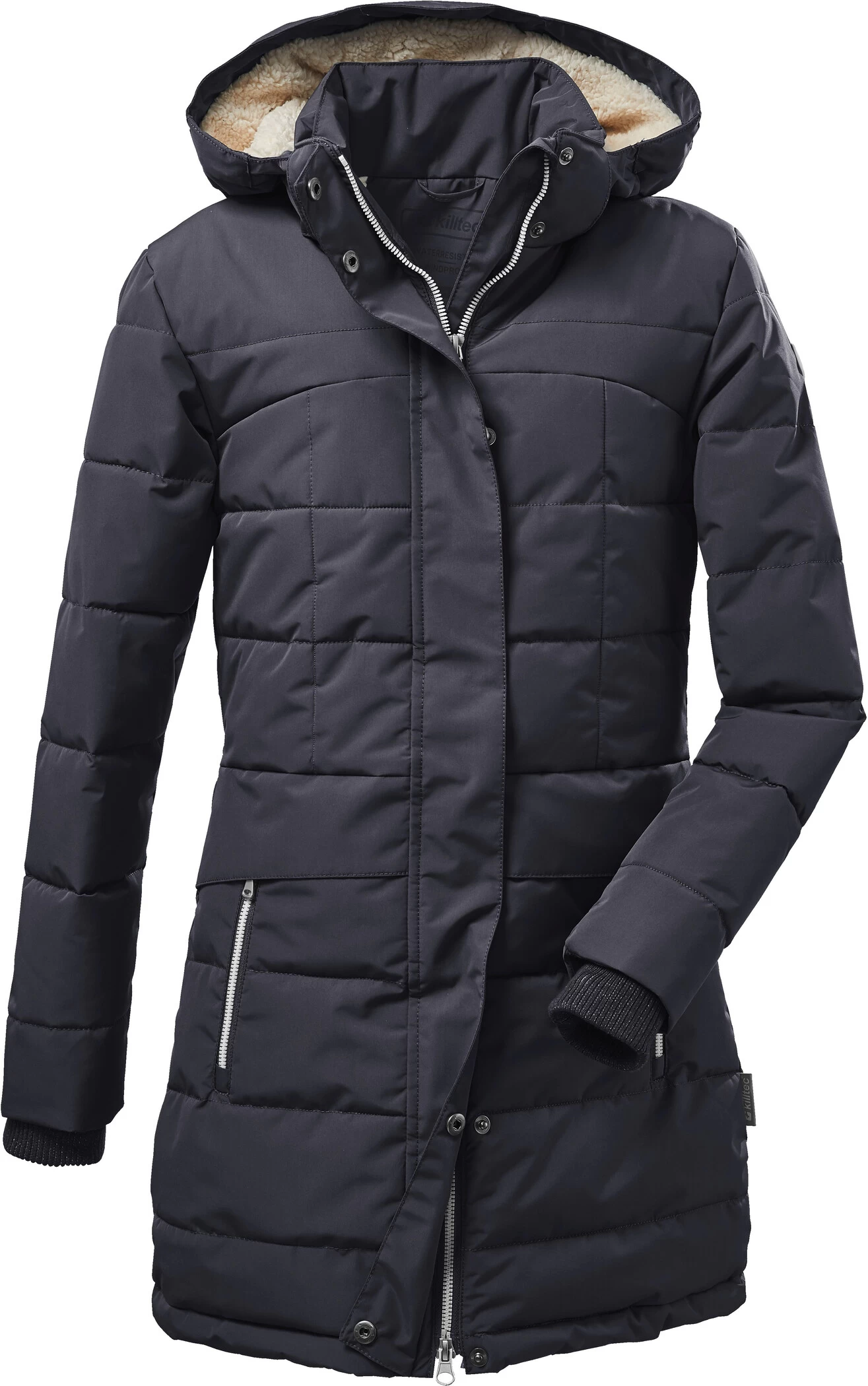 Killtec KOW 12 Gewatteerde Jas Meisjes, Blauw 3 Killtec KOW 12 Gewatteerde Jas Meisjes, Blauw