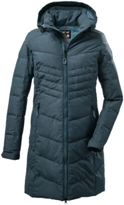 Killtec KOW 150 Gewatteerde Parka Dames, Blauw