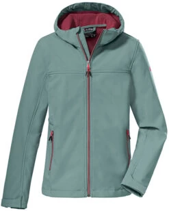 Killtec KOW 194 Softshell Jas Meisjes, Turquoise