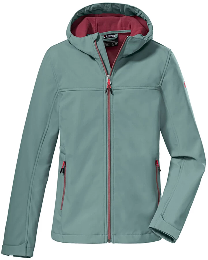 Killtec KOW 194 Softshell Jas Meisjes, Turquoise 3 Killtec KOW 194 Softshell Jas Meisjes, Turquoise