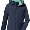 Killtec KOW 198 Jas Meisjes, Blauw -Winter Mode Winkel killtec kow 198 jacket girls dark navy 1