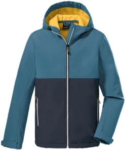 Killtec KOW 203 Softshell Jas Jongens, Blauw