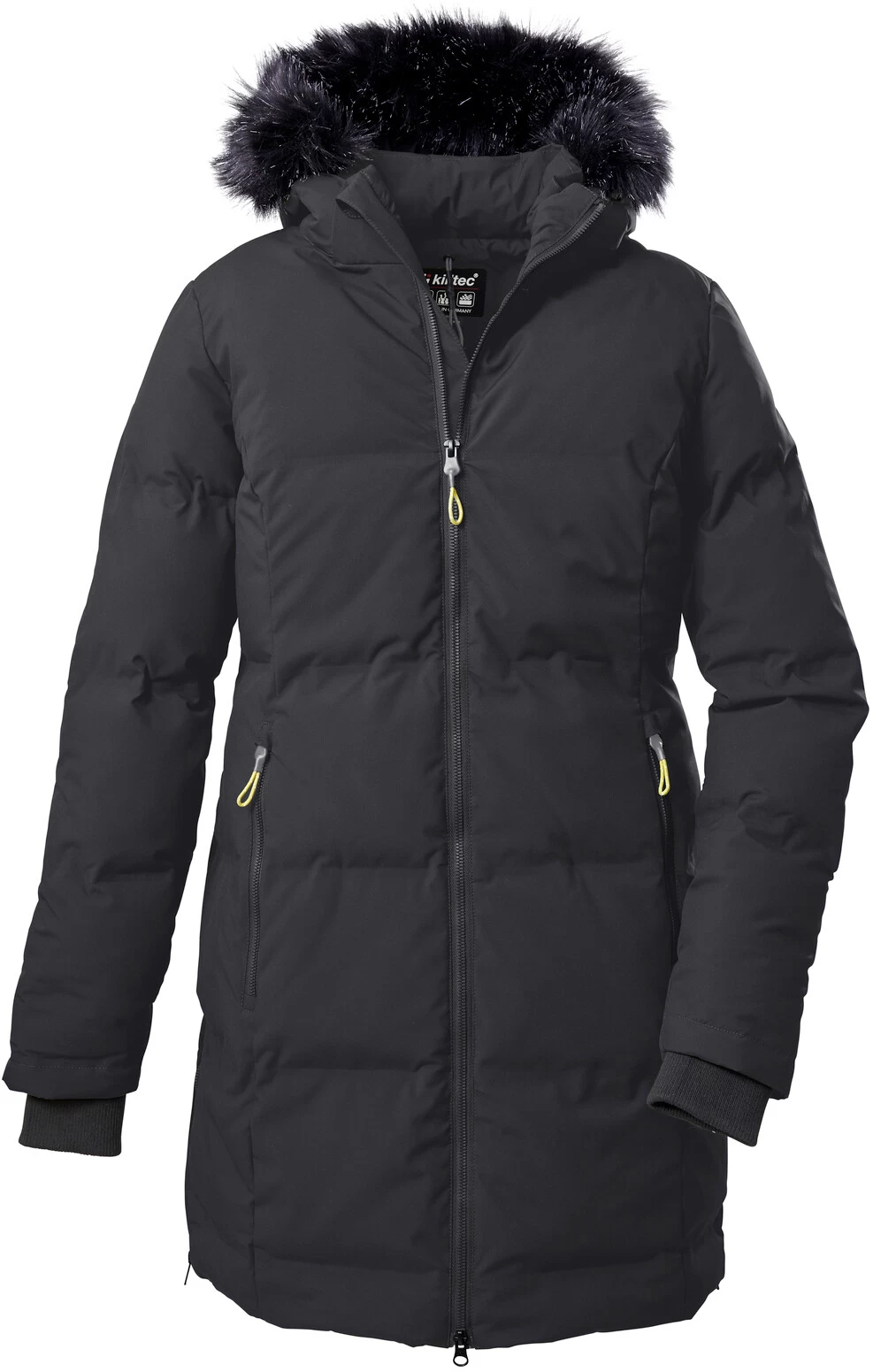 Killtec KOW 209 Gewatteerde Parka Dames, Zwart 3 Killtec KOW 209 Gewatteerde Parka Dames, Zwart