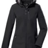 Killtec KOW 212 Softshell Jas Dames, Zwart