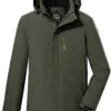 Killtec KOW 68 Jas Heren, Olijf 1 Killtec KOW 68 Jas Heren, Olijf -Winter Mode Winkel killtec kow 68 jacket men dark olive 1