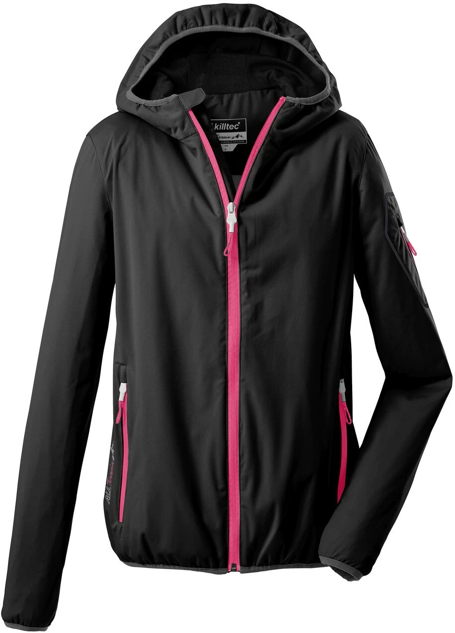 Killtec Trin Softshell Jas Dames, Zwart 3 Killtec Trin Softshell Jas Dames, Zwart