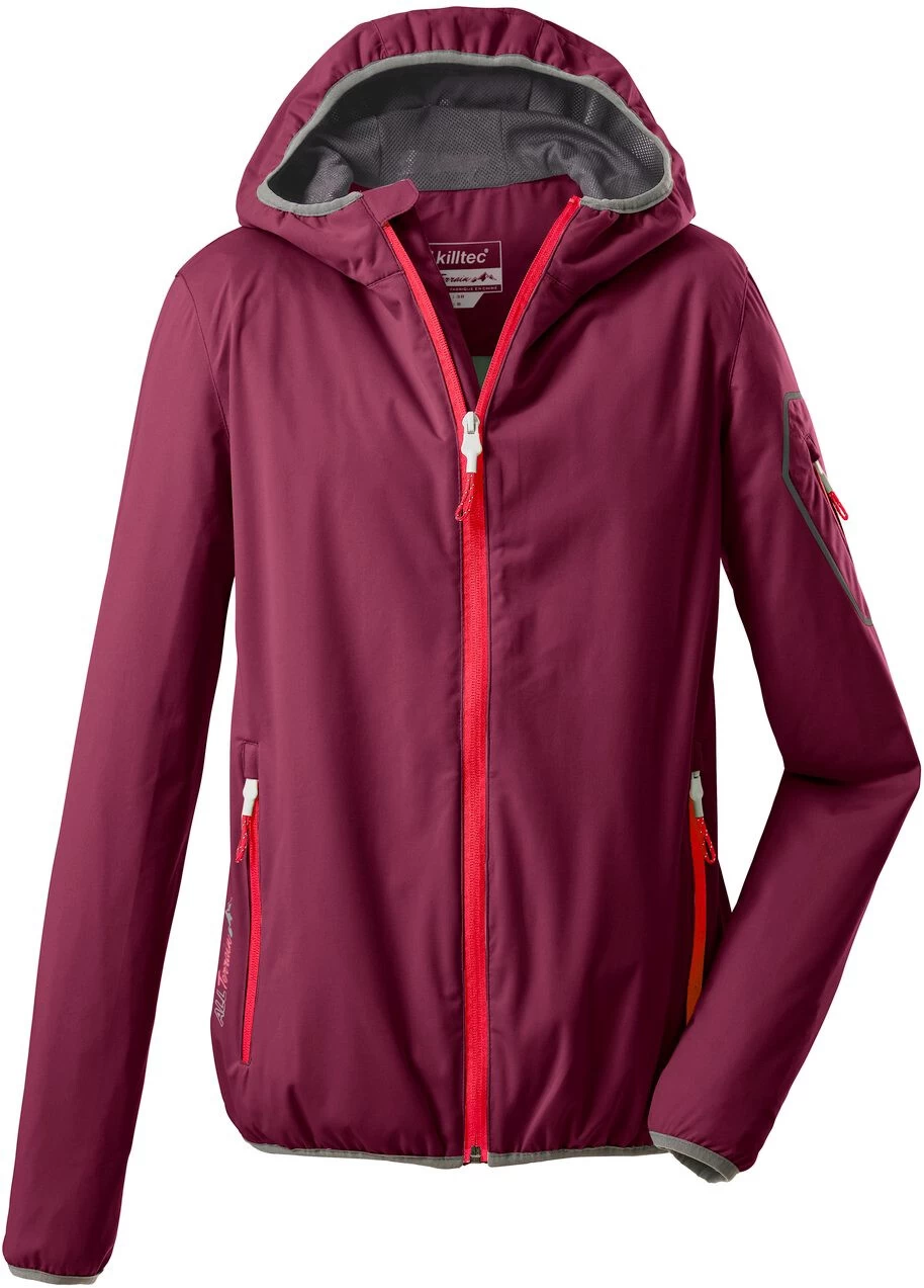 Killtec Trin Softshell Jas Dames, Roze 3 Killtec Trin Softshell Jas Dames, Roze