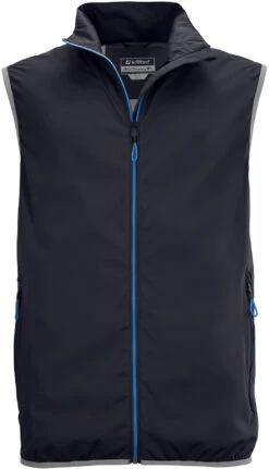 Killtec Trin Softshell Vest Heren, Blauw