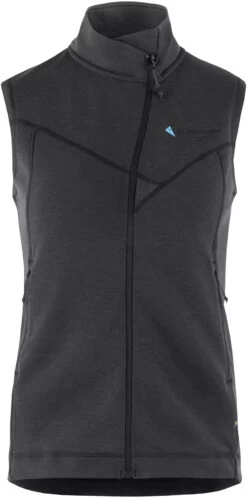 Kl&auml;ttermusen Njorun Bodywarmer Dames, Grijs/zwart