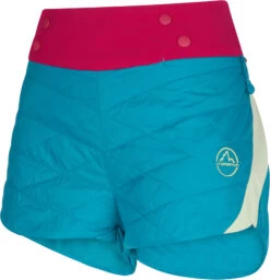 La Sportiva Parallel Primaloft Korte Broek Dames, Blauw/roze
