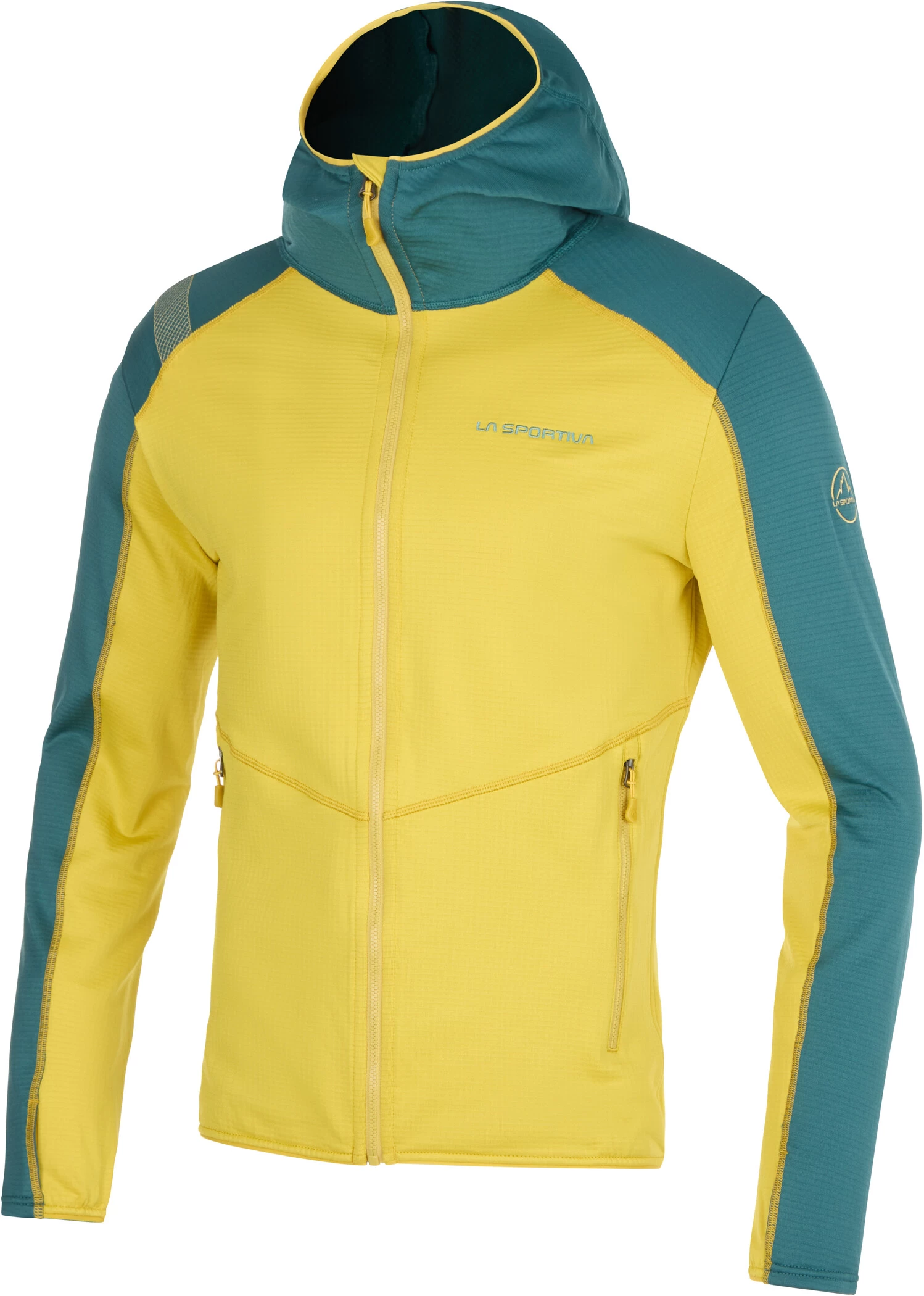 La Sportiva Upendo Hoody Heren, Geel/petrol 3 La Sportiva Upendo Hoody Heren, Geel/petrol