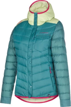 La Sportiva Wild Donsjack Dames, Petrol