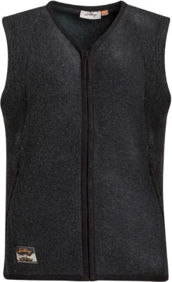 Lundhags Flok Wool Pile Vest Dames, Zwart