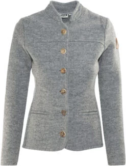 Maloja AllegriaM. NOS Alpine Wollen Jas Dames, Grijs