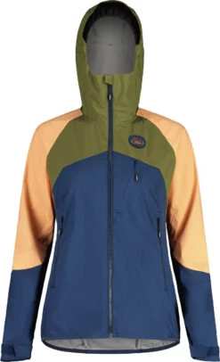 Maloja EmeritaM. Alpine Softshell Jas Dames, Blauw/groen