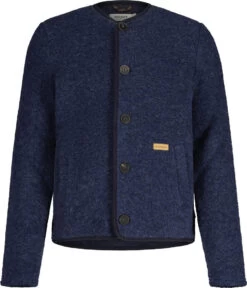 Maloja HasperM. Alpine Wollen Jas Heren, Blauw