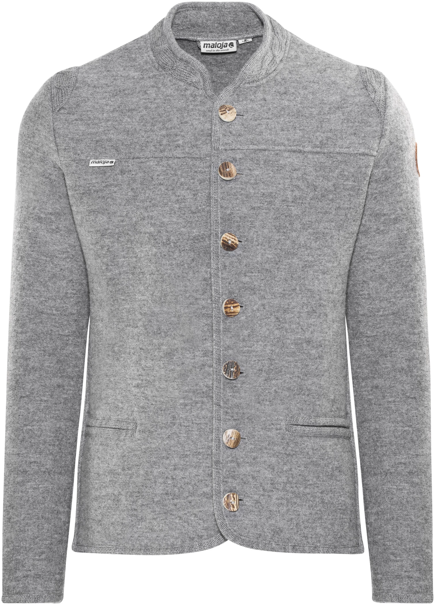 Maloja MilaunM. NOS Alpine Wollen Jas Heren, Grijs 3 Maloja MilaunM. NOS Alpine Wollen Jas Heren, Grijs