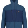 Maloja MoosM. Mountain Fleece Hybride Jas Heren, Blauw -Winter Mode Winkel maloja moosm mountain fleece hybrid jacket men midnight 1