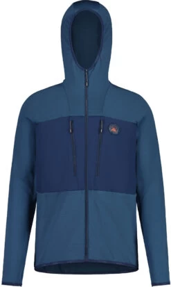 Maloja MoosM. Mountain Fleece Hybride Jas Heren, Blauw