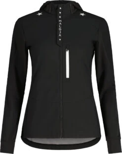 Maloja NeshaM. Nordic Hybride Softshell Jas Dames, Zwart