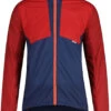 Maloja ParsM. Ski Touring Hybride Jas Heren, Blauw/rood -Winter Mode Winkel maloja parsm ski touring hybrid jacket men midnight multi 1