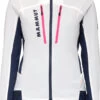 Mammut Aenergy IN Hybride Jas Dames, Wit/blauw 1 Mammut Aenergy IN Hybride Jas Dames, Wit/blauw -Winter Mode Winkel mammut aenergy in hybrid jacket women white marine 1