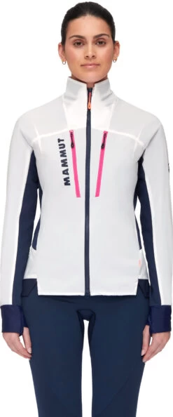 Mammut Aenergy IN Hybride Jas Dames, Wit/blauw