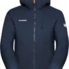 Mammut Rime IN Flex Hooded Jacket Dames, Blauw/zwart -Winter Mode Winkel mammut rime in flex hooded jacket women marine black 1
