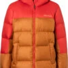 Marmot Guides Dons Capuchon Jas Dames, Oranje/rood -Winter Mode Winkel marmot guides down hoody women copper cairo 1