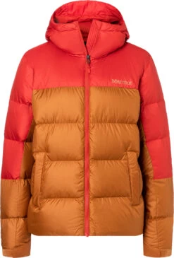 Marmot Guides Dons Capuchon Jas Dames, Oranje/rood