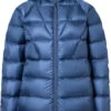Marmot Hype Dons Capuchon Jas Dames, Blauw 2 Marmot Hype Dons Capuchon Jas Dames, Blauw -Winter Mode Winkel marmot hype down hoody women storm 1