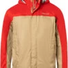 Marmot PreCip Eco Jas Heren, Beige/rood