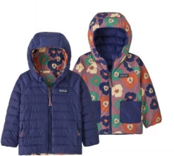 Patagonia Down Sweater Omkeerbare Hoody Kinderen, Bont