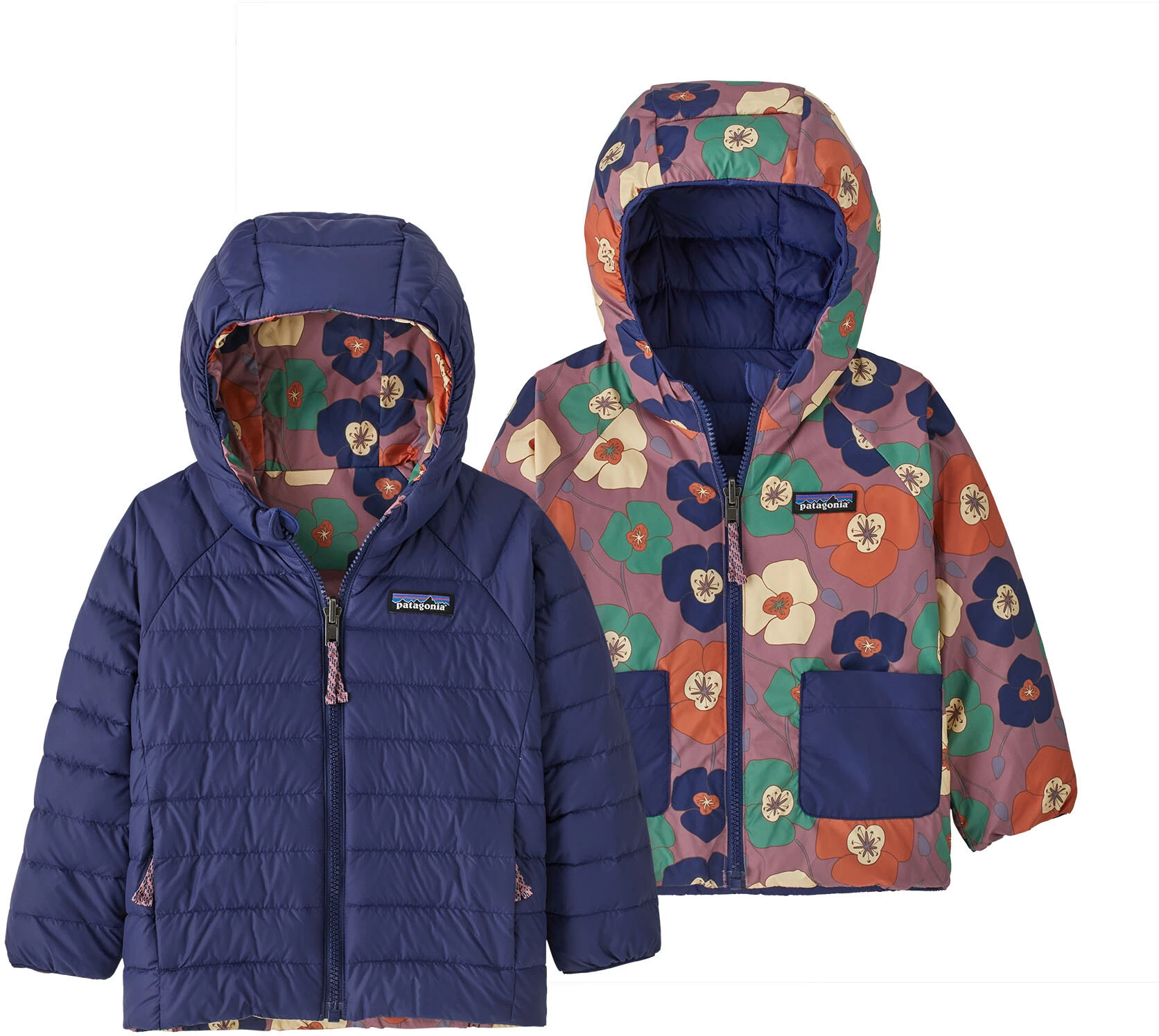 Patagonia Down Sweater Omkeerbare Hoody Kinderen, Bont 3 Patagonia Down Sweater Omkeerbare Hoody Kinderen, Bont