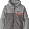 Patagonia Micro D Snap-T Jas Meisjes, Grijs -Winter Mode Winkel patagonia micro d snap t jacket girls noble grey 1