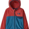 Patagonia Micro D Snap-T Jas Kinderen, Blauw/rood -Winter Mode Winkel patagonia micro d snap t jacket kids blue wavb 1
