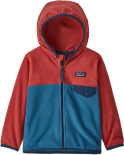 Patagonia Micro D Snap-T Jas Kinderen, Blauw/rood