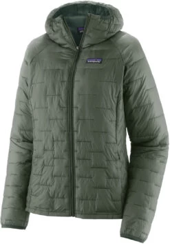 Patagonia Micro Puff Hoody Dames, Olijf